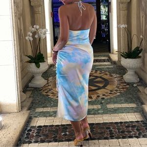 Zara Rainbow Print Dress